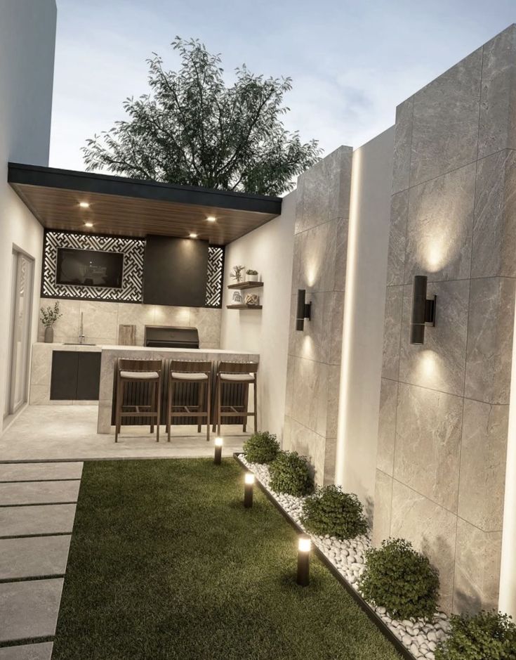 Smart outdoor lighting installation