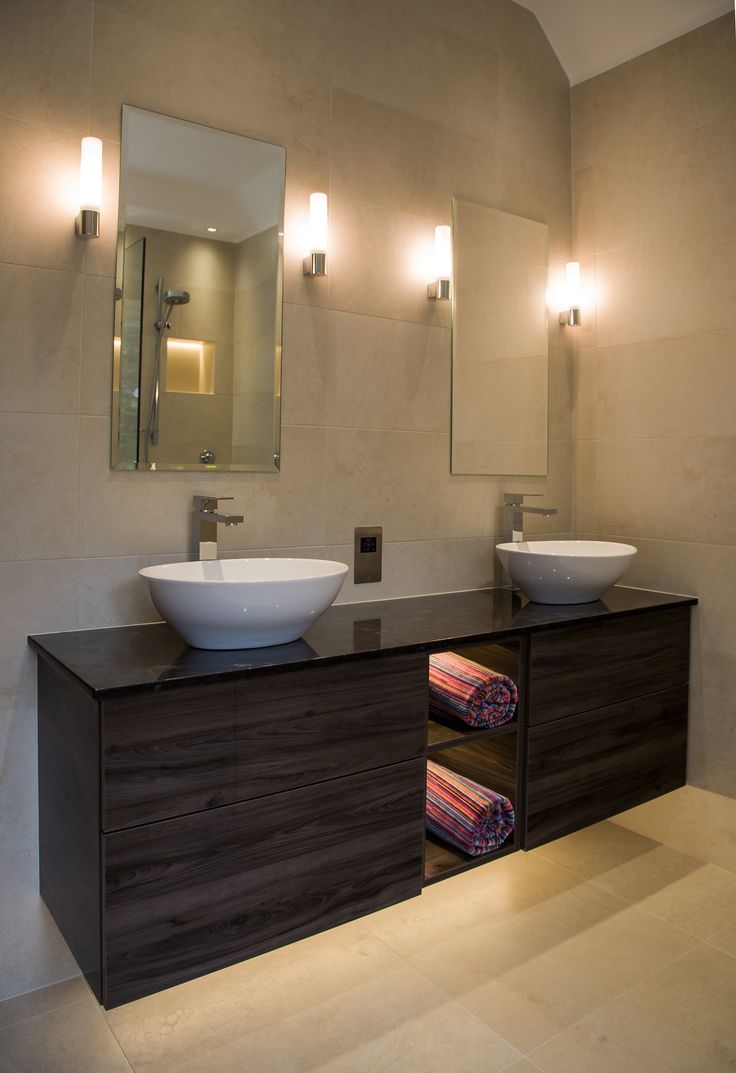 Bathroom IP-rated lighting installation